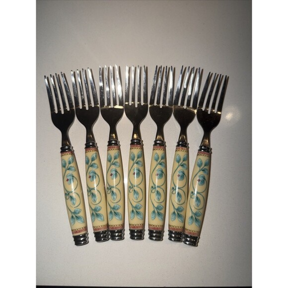 Pfaltzgraff Vintage French Quarter Stainless Silverware Flatware - 30 Pieces - Picture 7 of 7